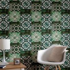 Papier Peint Papier Peint Intisse Et Vinyle Au Meilleur Prix Leroy Merlin Portuguese Tile Tile Wallpaper Simple Wallpapers