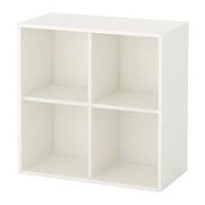 Eket Cabinet With 4 Compartments White Ikea Eket Ikea Eket Shelving