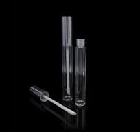 Vibe Lip Gloss Container Shiny Silver Cap with Clear Bottle