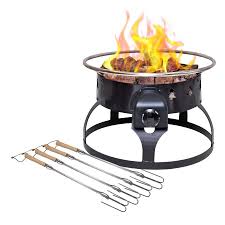 Product title retap portable courtyard metal fire bowl with accessories black metal fire pit average rating: Camp Chef 19 In W 55000 Btu Black Steel Portable Steel Propane Gas Fire Pit In The Gas Fire Pits Department At Lowes Com