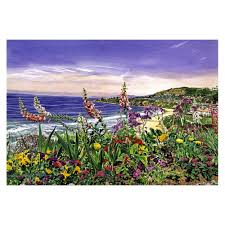 Trademark Fine Art 22 In X 32 In Laguna Niguel Garden Canvas Art Multi Canvas Art Canvas Wall Art Painting Frames