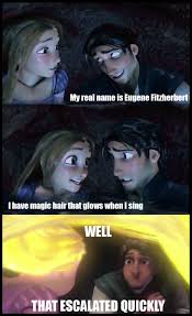 Tangled Meme Disney Funny Funny Disney Memes Disney Jokes