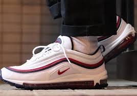 Mens N Womens Nike Air Max 97 White Red Crush 921733 102 Nike Air Max For Women Air Max 97 Red Air Max