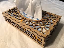 Download Laser Cut Tissue Box 3mm Plywood Svg File Free Download 3axis Co