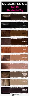 Ion color brilliance hair color chart. Schwarzkopf Hair Color Range Top 10 Shades For Indian Skin Tones The Urban Guide