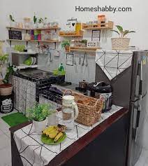 Desain Terbaru Ruang Dapur Ukuran 2 X 2 M Dengan Rak Perabot Yang Cantik Homeshabby Com Design Home Plans Home Decorating Di 2021 Dekorasi Dapur Dapur Dapur Kecil