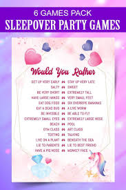 Birthday Party Sleepover Games For Girls Pin On Hanim