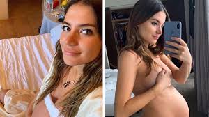 Kohan and hernandez started dating in 2018 and married in secret just a year later. Sarah Kohan Influencer And Ipl Wag Posts Naked Nine Month Bump Pic