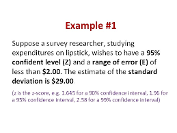 Sample Size Determination Determining Sample Size For Probability