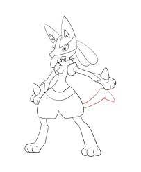 How To Draw Lucario Pokemon - Draw Central