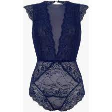 Maybe you would like to learn more about one of these? Lascana Tentation De Meeresspitze Bodysuit Blau Marine Unterwasche Bodys Damen 57 68