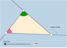 Corollary To Triangle Angle Sum Theorem Exterior Angle Of A Triangle Exterior Angles Interior And Exterior Angles Polygon Activities