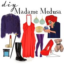 Medusa is described as a greedy, obsessed, manipulative and duplicitous person. Pin By Eunice Jenkins On Halloween Ideas Madame Medusa Movie Inspired Outfits Disney Inspired Outfits