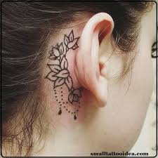 Small Behind The Ear Tattoo Ideas Small Tattoo Ideas Behind Ear Tattoos Back Ear Tattoo Neck Tattoo