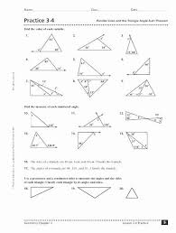 Triangle Angle Sum Worksheet Inspirational Triangle Sum And Exterior Angle Theorem Worksheet Answer In 2020 Triangle Worksheet Angles Worksheet Text Features Worksheet