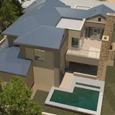 The bedrooms are upstairs along with a play room, as well as a balcony off the master suite. Double Story House Plan 360sqm Modern House Designs Plandeluxe