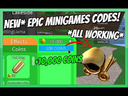 Rblx codes is a roblox code website run by the popular roblox code youtuber, gaming dan, we keep our pages updated to show you all the newest working roblox codes! All New Epic Minigames Codes All Working 2020 Roblox Ø¯ÛŒØ¯Ø¦Ùˆ Dideo