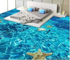 Classic Home Decor Seawater Toilet Bathroom Bedroom 3d Floor Floor Wallpaper 3d For Bathrooms From Catherine198809100 12 31 Dhgate Com Floor Murals Floor Wallpaper 3d Flooring