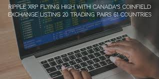 However, we don't recommend buying ripple from bitcoin atms because they usually charge higher fees compared to online exchanges. Ripple Xrp Flying High With Canada S Coinfield Exchange Listing 20 Trading Pairs In 61 Countries Blockchain Cryptocurrency Ripple Trading