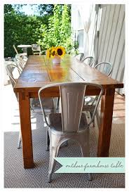 Diy Farmhouse Table Outdoor Farmhouse Table Patio Table Set Farmhouse Table With Bench
