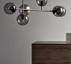 Pendant Light Orb Brass Transparent Ocm Hcm Bolia Nedgis Lighting