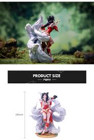 100% original, authentic it includes official certify card. New Authentic Limited League Of Legends Ahri Unlocked Statue Action Figure Action Figures Interstruct Tv Movie Video Games
