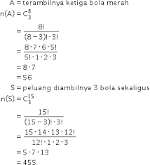 Maybe you would like to learn more about one of these? Https Roboguru Ruangguru Com Question Dalam Sebuah Kotak Terdapat 8 Bola Merah Dan 7 Bola Hijau Dari Qu 8dec9xlu