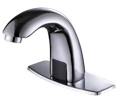 Charmingwater Automatic Sensor Touchless Bathroom Sink Faucet With Hole Cover Plate Chrome Vanity Faucets Ha Sink Faucets Vanity Faucet Bathroom Sink Faucets