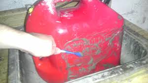 The bottom of it has a bolt head, but that unscrews the bottom of it where a. How To Clean A Dirty Gas Can Or Container Hubpages