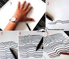 Hoe Werkt 3d Tekenen Creatief Kinderen Tekenen Hand Kunst 3d Hand Handen Tekenen
