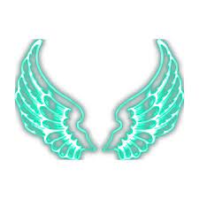 Neon Wings Sticker By Karlee Marie Angel Wings Painting Light Background Images Photo Background Images Hd