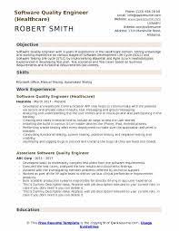 It is your first introduction to the employer. Software Quality Engineer Resume Samples Qwikresume