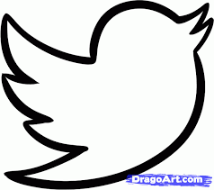 How To Draw Twitter Draw The Twitter Logo Step By Step Symbols Pop Culture Free Online Drawing Tutorial Added Twitter Logo Guided Drawing Online Drawing