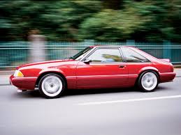 Image result for Bright Red 1993 Mustang