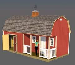 These plans will show you how to build a shed exactly like the one in the plans show; 12x24 Barn Plans Barn Shed Plans Small Barn Plans