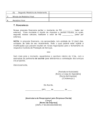 Carta Proprosta De Prestacao De Servicos De Consultoria Gerencial