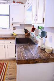 The kitchen countertop is the perfect place to add the ultimate design touch to your kitchen. Cheap Countertop Idea Cheap Countertops Home Kitchens Diy Wood Countertops