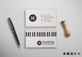 20% off with code fourthjuly21. Music Business Card Design Template In Psd Word Publisher Illustrator Indesign
