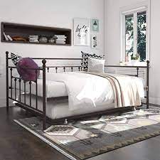 Maybe you would like to learn more about one of these? Amazon Com Dhp Manila Metal Queen Size Daybed And Full Size Trundle Bronze Furniture Decor