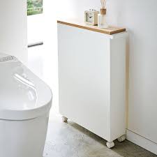 楽天市場 tower ハンドル付きスリムトイレラック タワー トイレラック トイレ 収納 キャスター スリム ハンドル トイレットペーパー 隙間収納 すき間収納 シンプル おしゃれ スマホ置き 小物置き 山崎実業 yamazaki インテリア スマホ置き ポイント10倍 インテリア