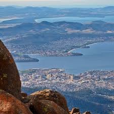 Hobart From The Top Of Mt Wellington Hobart Tasmania Discovertasmania Image Credit Hayden Bray States Of Australia Australia Travel Australian Travel
