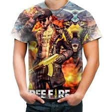 Free fire permite que você escolha o seu avatar para entrar na briga, podendo desbloquear novos personagens, roupas e suprimentos conforme você avança o seu nível e participa das campanhas. Camiseta Camisa Personalizada Game Jogo Online Free Fire 2 Nas Americanas