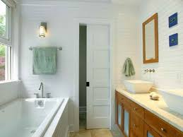 Because they don't swing open but rather slide into the wall when opened, pocket doors allow you to save floor space in the bathroom, making more room for other functional features.{found on garretcordwerner}. Bathroom Pocket Door Tc D Construction