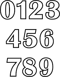 Saved by busy shark | free preschool coloring pages. 123 Png Classic Alphabet Numbers Chart At Coloring Pages For Drawing Number 3773607 Vippng