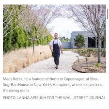 Honored to be included in today's @wsj with such an incredible group of  industry leaders! 👉🏼 “America's Newest Destination Restaurants Aren't  Where You'd Expect Some big food-world names have left the major