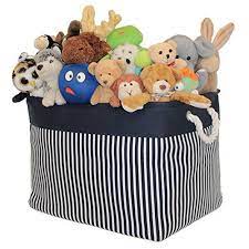 Canvas Toy Storage Basket And Bin Storage Organizer For Toys Nursery Baby And Kids Clothing Books Kn Baby Toy Storage Canvas Toy Storage Kids Toy Organization