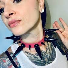 Silver // Black Martingale Choker