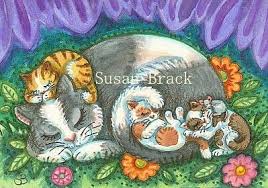 Who am i to disagree? Sweet Dreams In The Garden By Susan Brack From Cartoon Illustrative Work Art Gallery