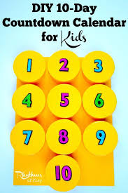 Diy Countdown Calendar For Kids Kids Calendar Countdown Calendar Day Countdown