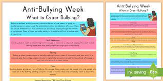 All year round advocacy these campaigns and events give you the opportunity to run fun, informative activities in the library, online and through social media all year round. What Is Cyber Bullying Cyberbullying Poster